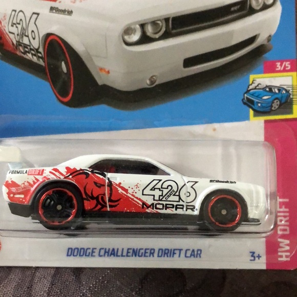 🛍️5/$20🛍️BNIB Mattel Hotwheels, Dodge Challenger Drift Car. - Picture 2 of 3